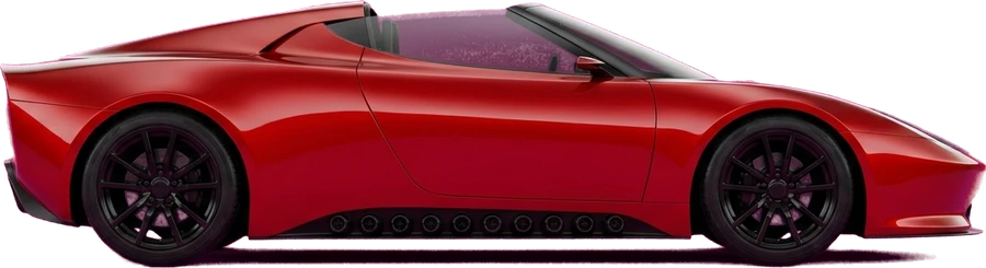 red roadster
